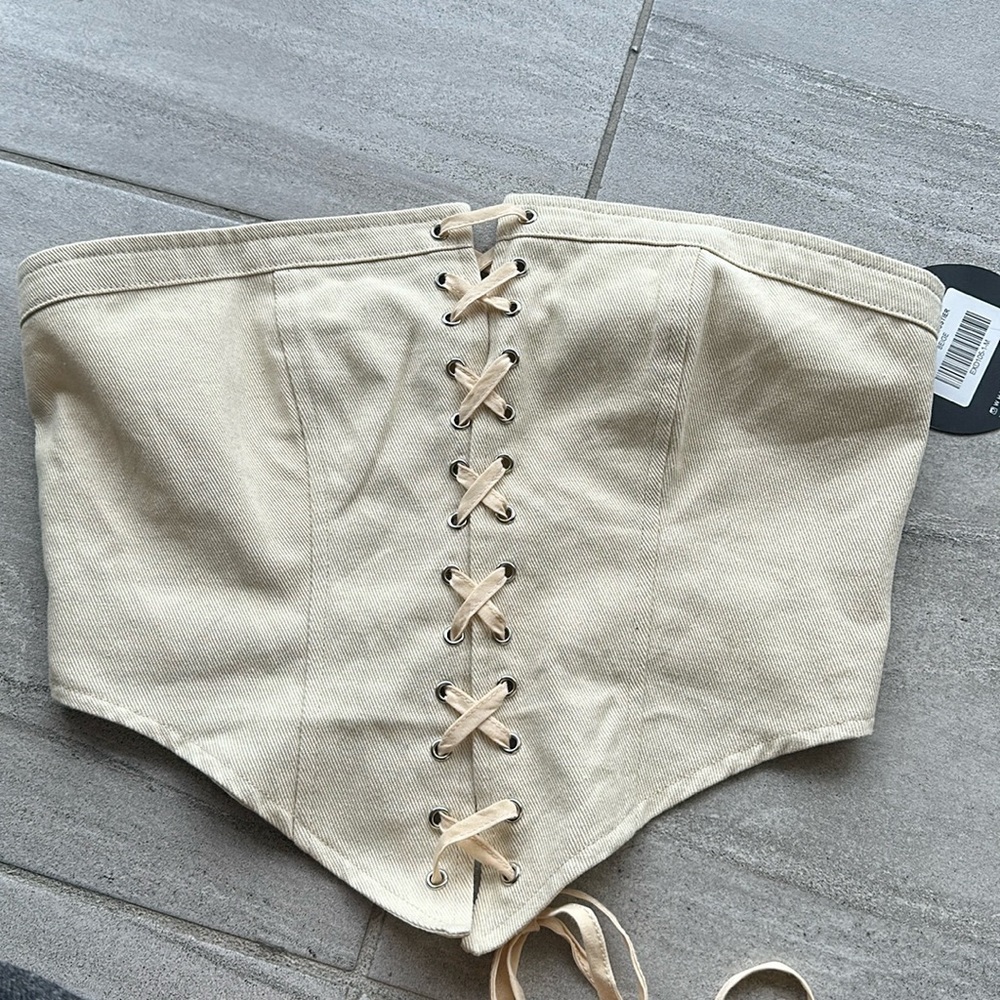 White fox boutique corset